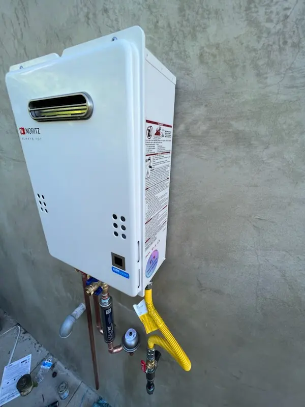 Tankless water heater installation for Plaza Terrace homes