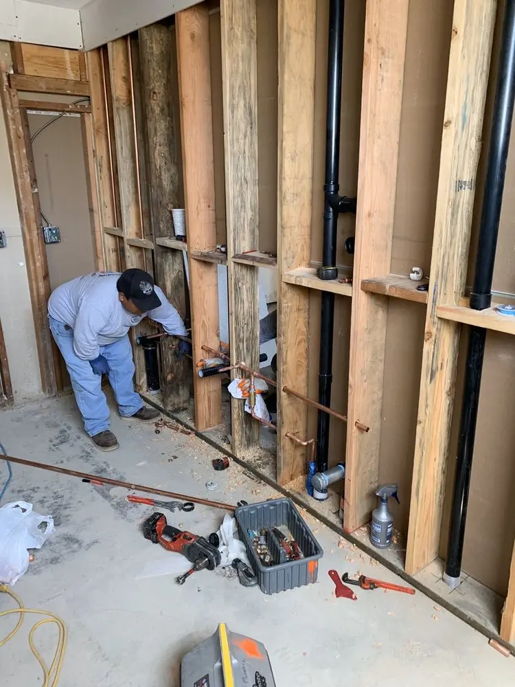 Commercial rough-in plumbing for Water Heater Replacement in Plaza Terrace